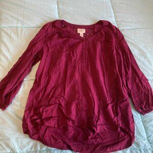 Magenta Women's Blouse (Size M)